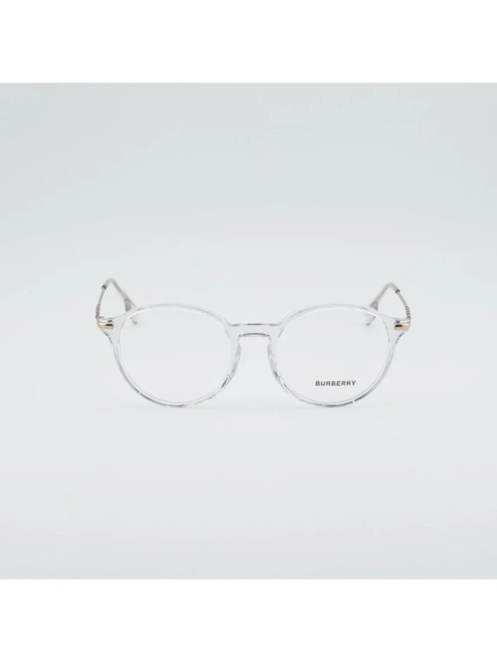 Burberry BE2365 3024 Eyeglasses Transparent 51mm Round Frame